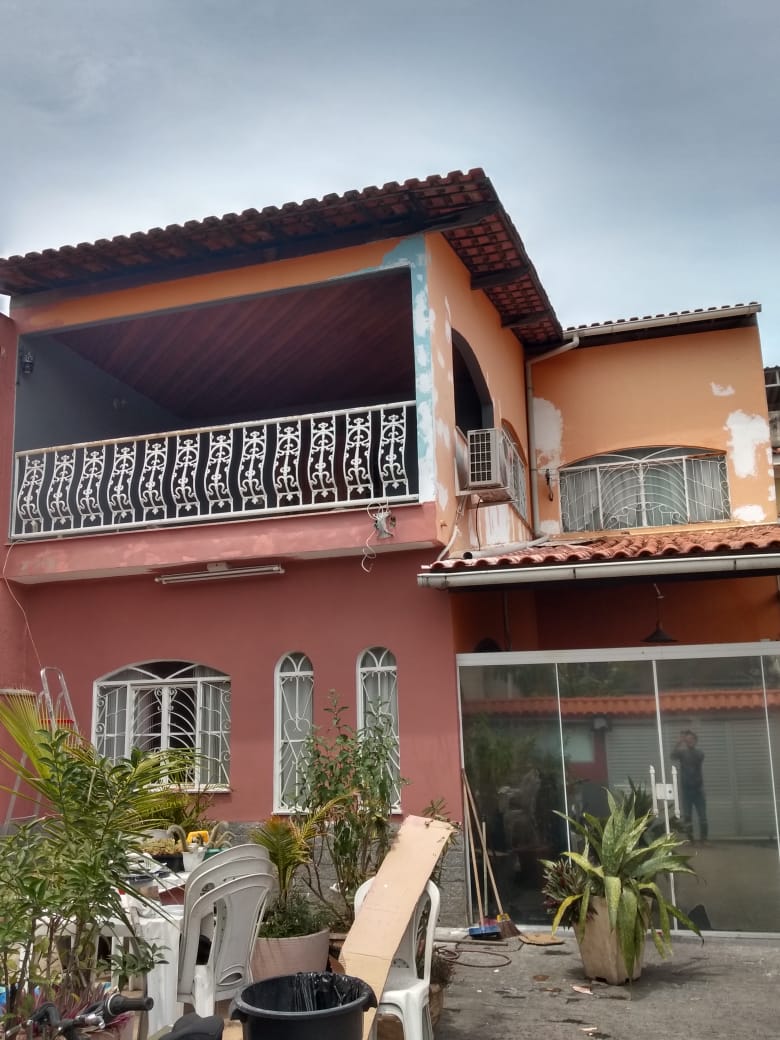 Pintura de casa em andamento - CSM Reformas